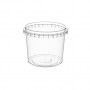 Verzegelbare TP beker / pot / bak met diameter 97 mm. en inhoud 375 ml. | Joop Voet Verpakkingen